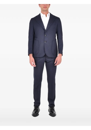 FRANZESE COLLECTION single-breasted pinstripe blazer - Blue