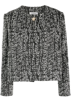 Lanvin cropped tweed jacket - Black