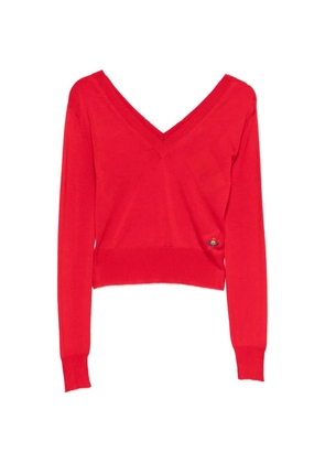 Vivienne Westwood V-neck sweater - Red