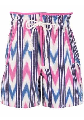 MARANT ÉTOILE Linima graphic-print shorts - Neutrals