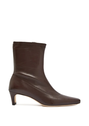 STAUD Wally brown ankle boots