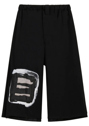 Marni painted-detail shorts - Black