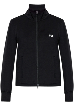 Y-3 zip-up logo sweatshirt - Black