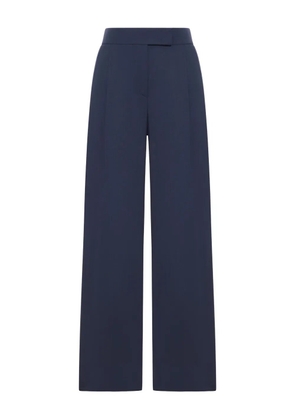Giorgio Armani high-waisted wool trousers - Blue