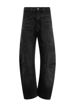 Nili Lotan Shon panelled jeans - Black