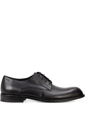 BOSS lace-up leather derby shoes - Black