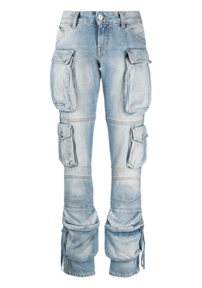 The Attico Essie cargo jeans - Blue