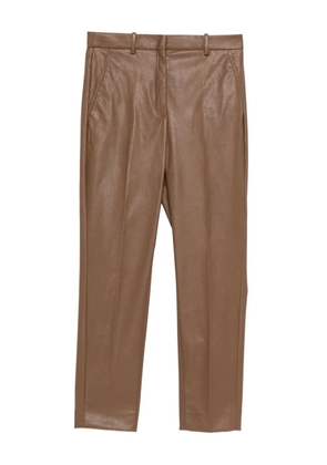 Incotex concealed-fastening trousers - Brown