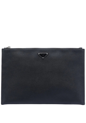 Prada Pre-Owned 2010-2025 Saffiano clutch bag - Black