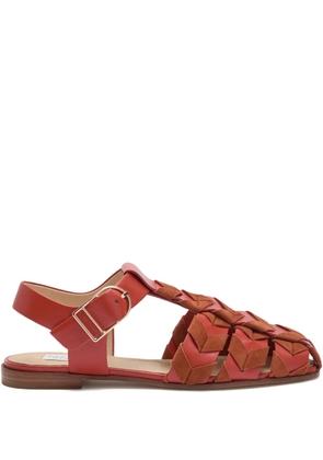 Gabriela Hearst Willow woven sandals - Orange