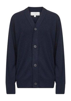 Studio Nicholson Conan V-neck cardigan - Blue