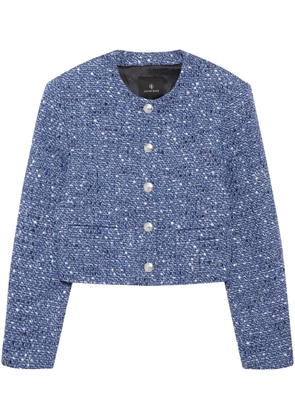 ANINE BING tweed jacket - Blue