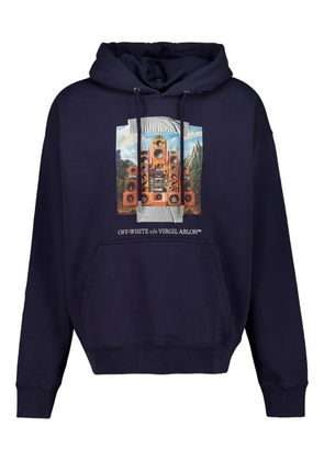 Off-White Train Off Skate hoodie - Blue