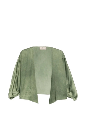 Cortana tie-front jackets - Green