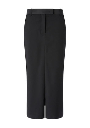 PINKO high-waisted slit midi skirt - Black