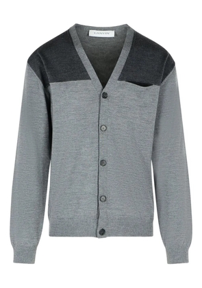Lanvin V-neck wool cardigan - Grey
