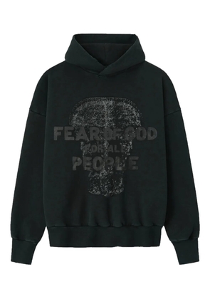 Fear Of God graphic hooded sweater - Black