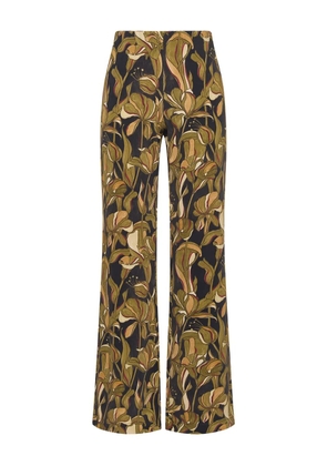 MALIPARMI floral-print trousers - Green