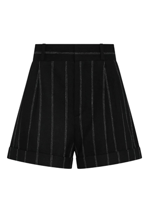 The Mannei wool shorts - Black