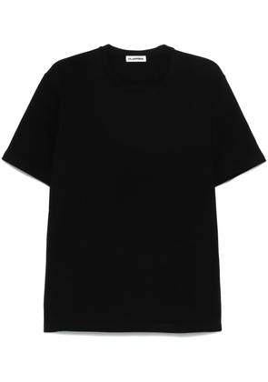 Jil Sander logo-patch T-shirt - Black