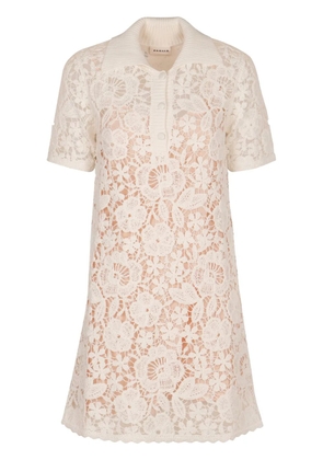 P.A.R.O.S.H. cotton mini dress - Neutrals