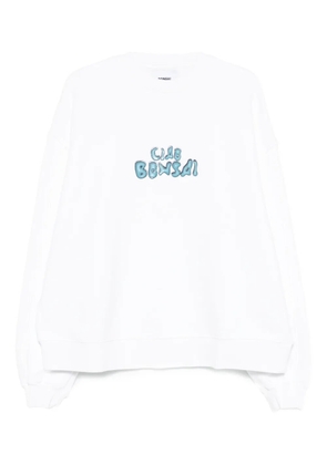 Bonsai Ciao Bonsai crew-neck sweatshirt - White