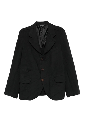 Black Comme Des Garçons notched-lapel blazer