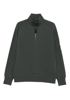 C.P. Company high half-zip neck sweatshirt - Green