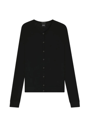 BOSS buttoned long-sleeves cardigan - Black