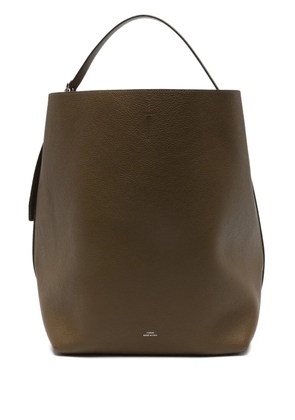 TOTEME buckle-strap shoulder bag - Green