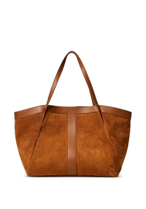 TWINSET panelled tote bag - Brown