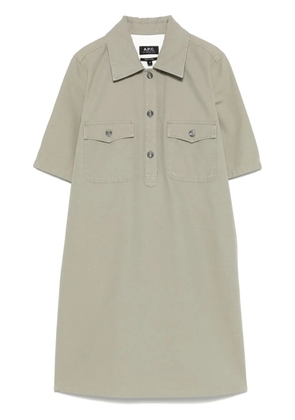 A.P.C. Selia mini dress - Green