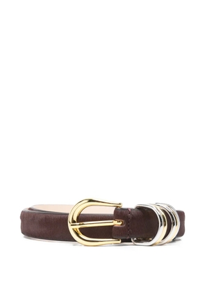 Déhanche Hollyhock ring belt - Brown