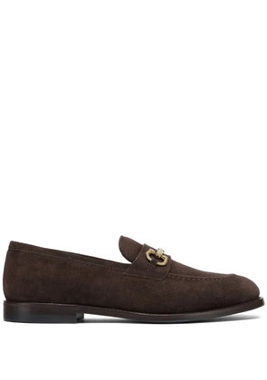 Brunello Cucinelli leather loafers - Brown