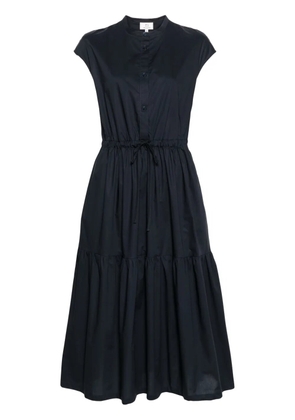 Woolrich drawstring-waist maxi dress - Blue