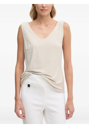 Joseph Ribkoff V-neck tank top - Neutrals