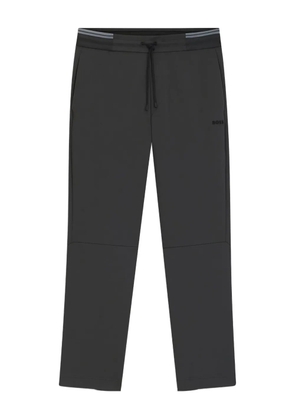 BOSS drawstring-waist panelled track pants - Grey