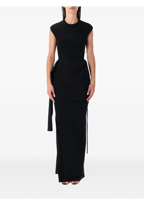 Ottolinger tie-detail maxi dress - Black