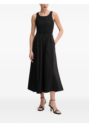 Bardot Brony floral-pattern-detail midi dress - Black