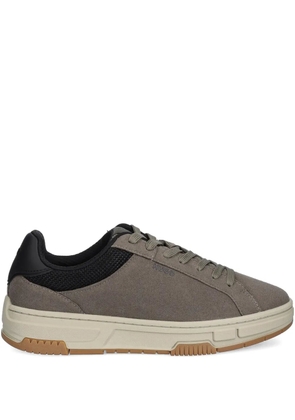 HUGO lace-up panelled sneakers - Grey