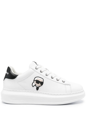 Karl Lagerfeld K/Ikonik leather trainers - White