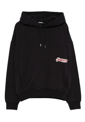 Jacquemus logo-patch hoodie - Blue