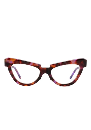 Kuboraum K39 tortoiseshell cat-eye glasses - Purple