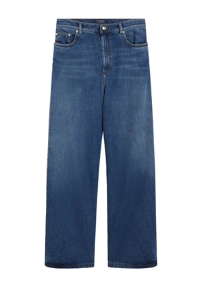 Sportmax side-pleat boyfriend jeans - Blue
