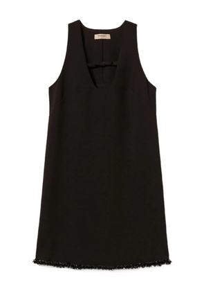 TWINSET bow-detail sequinned-embellished mini dress - Black