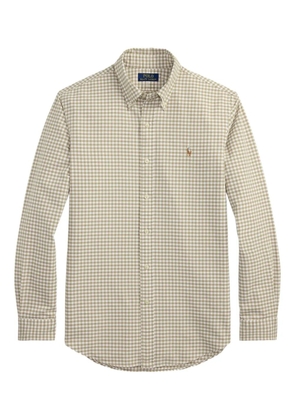 Polo Ralph Lauren check-patterned button-down shirt - Neutrals
