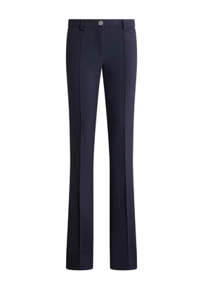 ETRO button-fastening flared trousers - Blue