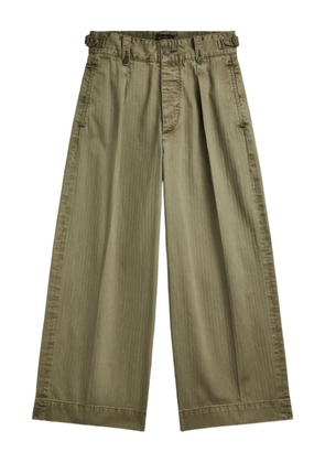 Ralph Lauren RRL cotton cropped trousers - Green
