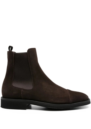TOM FORD elastic-panel suede boots - Brown