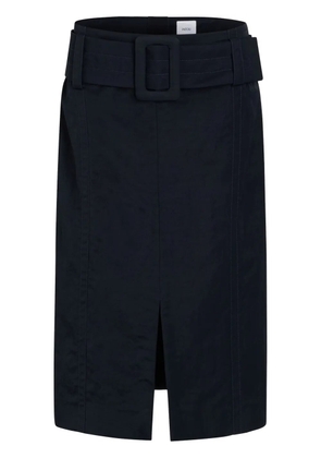 Patou belted midi skirt - Blue